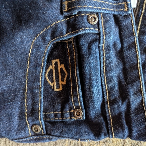 Harley-Davidson Dark Blue Boot Cut Jeans - Picture 5 of 6